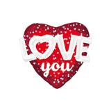 Giant 3D Love You Valentine's Day Heart Foil Balloon, Helium Inflation Included, 36-in | Amscannull