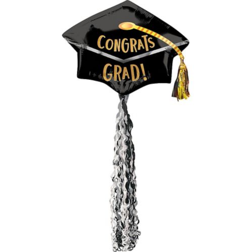 Graduation Cap Foil Balloon Yard Sign, 54-in Product image