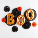 Air-Filled Orange Boo Letter Balloons, 3-pc | Amscannull