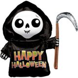 Grim Reaper Happy Halloween Balloon, 26-in | Amscannull
