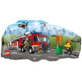 Lego City Foil Balloon for Birthday Party, Helium Inflation Included, 29-in | Amscannull