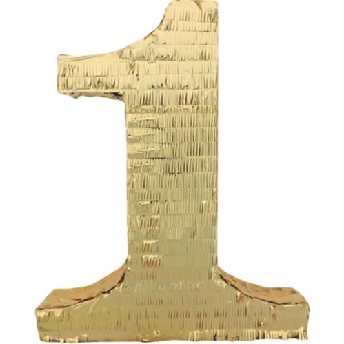 Gold Number Pinata Product image