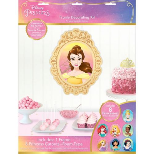 Glitter Disney Once Upon a Time Princess Portrait Birthday Party Kit, 9-pc Product image