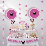 Decorations A Buffet Pour Fete D Anniversaire Disney Minnie Mouse Forever Paq 23 Party City