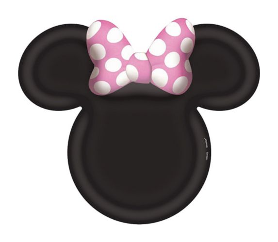 Shaped Minnie Mouse Forever Lunch Plates, 8-pk Party City