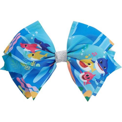 Details about   baby shark CORAL COLOR Hair BOW Design 3 