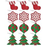 Glitter Classic Holiday Gift Tags, 12-pk Party City