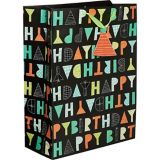 Grand Sac Cadeau D Anniversaire En Papier A Motifs De Lettres Canadian Tire