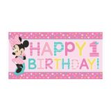 Anniversaire Minnie 1 An - Décoration et Ballons pour Fille - 23 Pièces