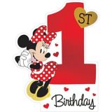 Invitations Minnie Mouse 1er Anniversaire Article De Qualite Superieure Paq 8 Party City