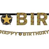 Prismatic Happy Birthday Banner - Sparkling Celebration Party City