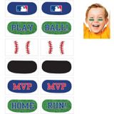 MLB Baseball Eye Black Tattoos, 1 Sheet Party City