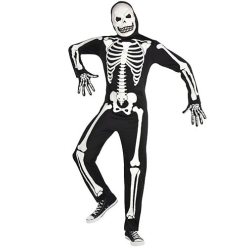 Skeleton Halloween Costume, Adult, Standard Party City