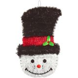 Deluxe Tinsel Snowman Party City