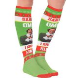 Buddy the Elf Christmas Knee Socks Party City