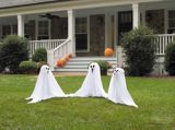 Rubie's Costume Light-Up Ghost Lawn Halloween Decor Stake, 3-pk | Rubie's Costume Conull