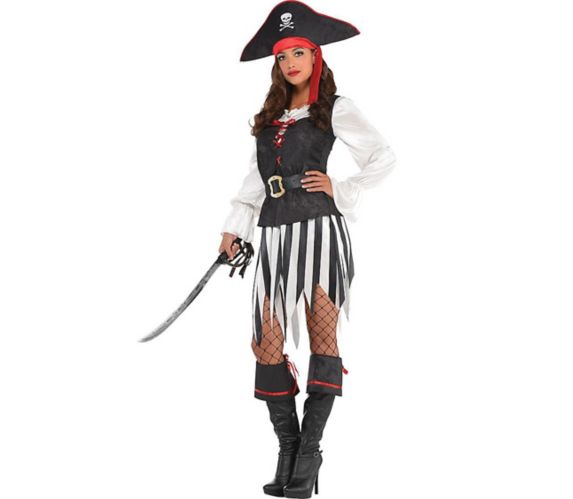 Adult High Sea Sweetie Pirate Costume Party City