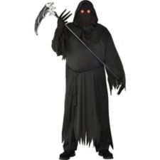 Light-Up Glaring Grim Reaper Costume, Adult, Plus Size Party City