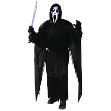 Scream Ghostface Costume 25th anniversary Halloween Adult One Size fits all