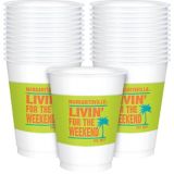 Margaritaville Plastic Cups, 25pk Party City