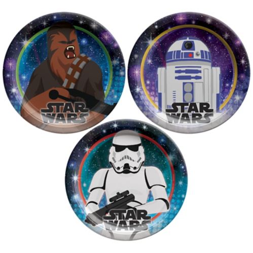 Star Wars Galaxy of Adventures Dessert Paper Plates, 7-in, 8-pk Product image