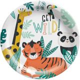Get Wild Jungle Lunch Paper Plates, 9-in, 8-pk | Amscannull