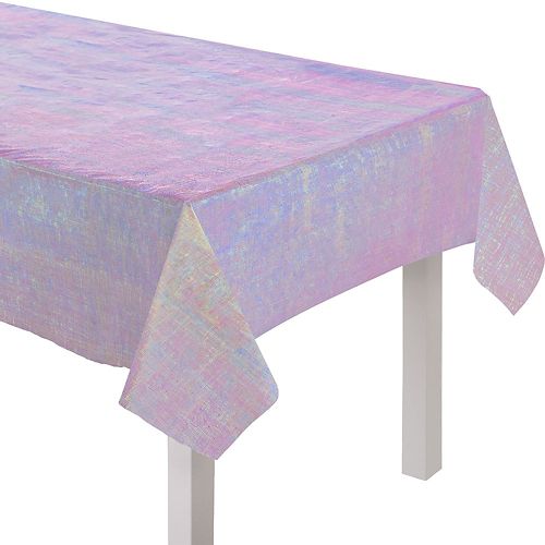 Dazzler Plastic Table Cover Party City