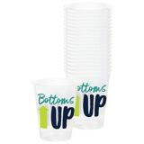 Bottoms Up Plastic Cups, 20-ct Party City
