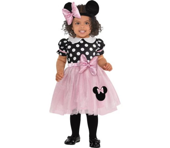 Infant Pink Minnie Mouse Costume, 12-24M Party City