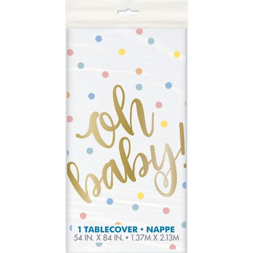 Oh Baby Plastic Tablecover, 54 x 84-in Product image