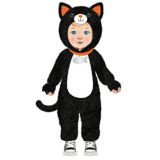 Toddler Cuddly Black Cat Costume | Amscannull