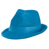Fedora Hat, Turquoise | Amscannull