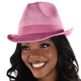 Fedora Hat, Pink | Amscannull