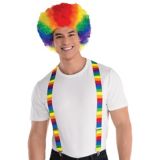 Striped Y-Suspenders, Rainbow | Amscannull