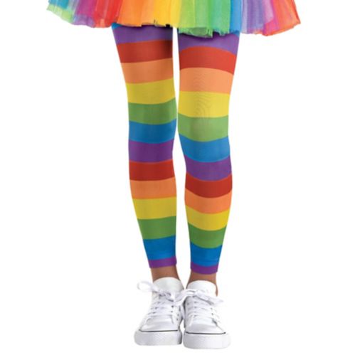 Child Footless Tights, Rainbow Product image