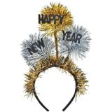 Serre-tête à boule décorative scintillante Happy New Year Amscan | Amscannull