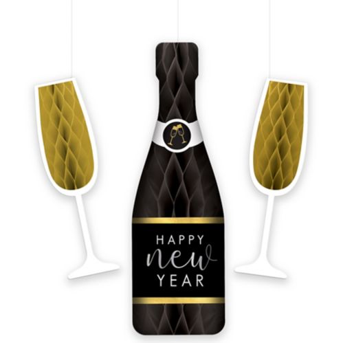 Amscan New Year's Honeycomb Hanging Decorations Product image