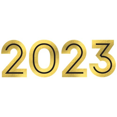 Amscan 2023 Cutouts Pack, Black, Silver & Gold Product image