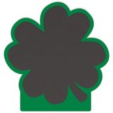 Affiche tableau noir trèfle à quatre feuilles en papier cartonné de la Saint-Patrick | Amscannull