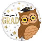Ballon en Mylar hibou, Congrats Grad, 18 po | Anagram Int'l Inc.null