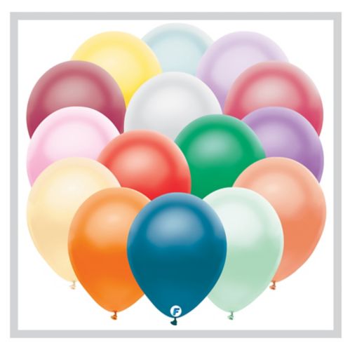 Ballons en latex, perlé, choix varié, 12 po, paq. 50 Image de l’article