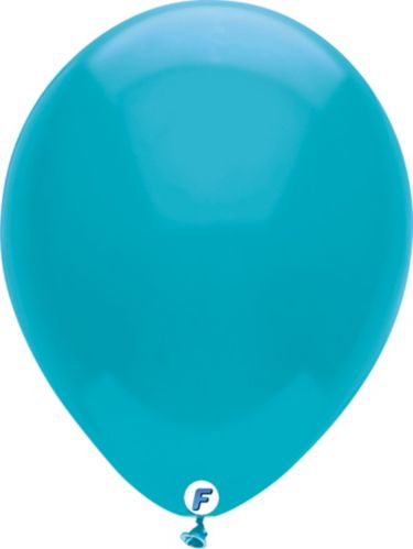 Ballons en latex, turquoise, 12 po, paq. 15 Image de l’article