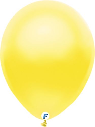 Ballons en latex, jaune perlé, 12 po, paq. 12 Image de l’article