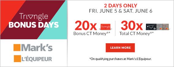 Triangle Bonus Day at Marks – June 5-6