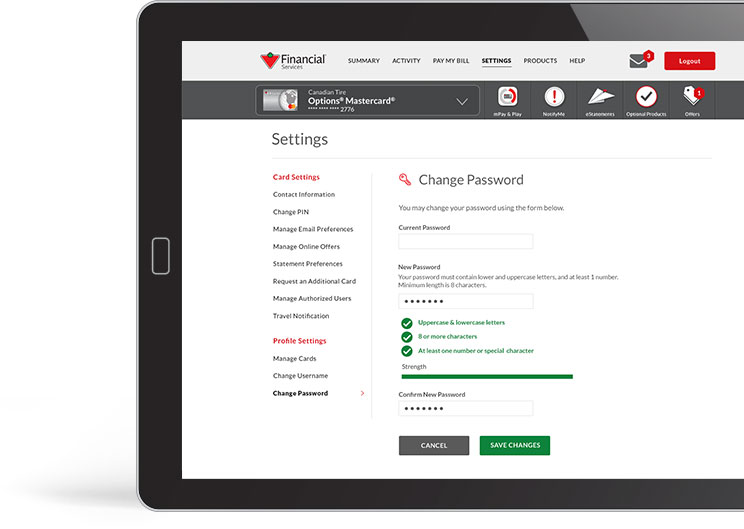 Canadian Tire Mastercard >> My Online Account Canadian Tire Mastercard >> My Online Account