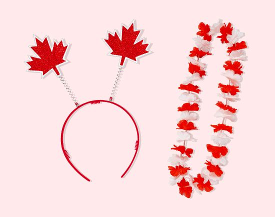 from Fun365 Canada Day Leaf Dessert Plates Party Supplies 8 per Pack 