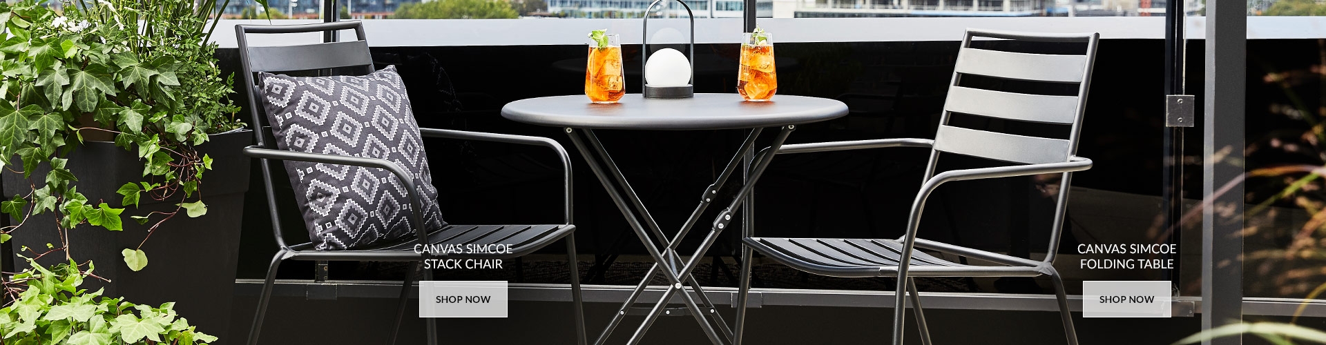 Simcoe Patio Furniture Collection Small Space Patio Furniture Condo Patio Furniture Canadian