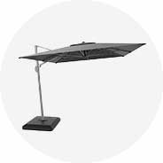 CANVAS West Palm Offset Patio Umbrella with Base