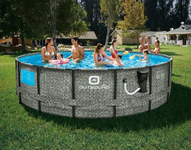 Pools  Take backyard fun to the max with above ground swimming pools the whole family will enjoy.  SHOP NOW