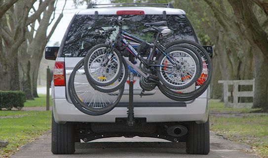 Hitch bike racks can handle up up to five bikes.